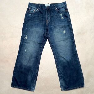 Aeropostale Benton Original Boot Jeans Men's Fits 34x28 Distressed Y2K Baggy